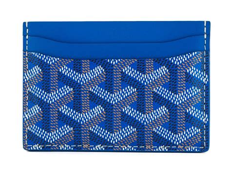 goyard authenticity card|Goyard blue cardholder.